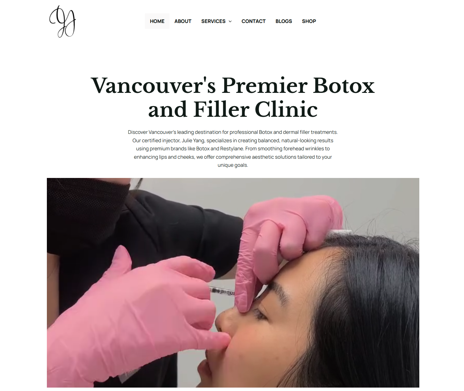 Julie Yang website project
