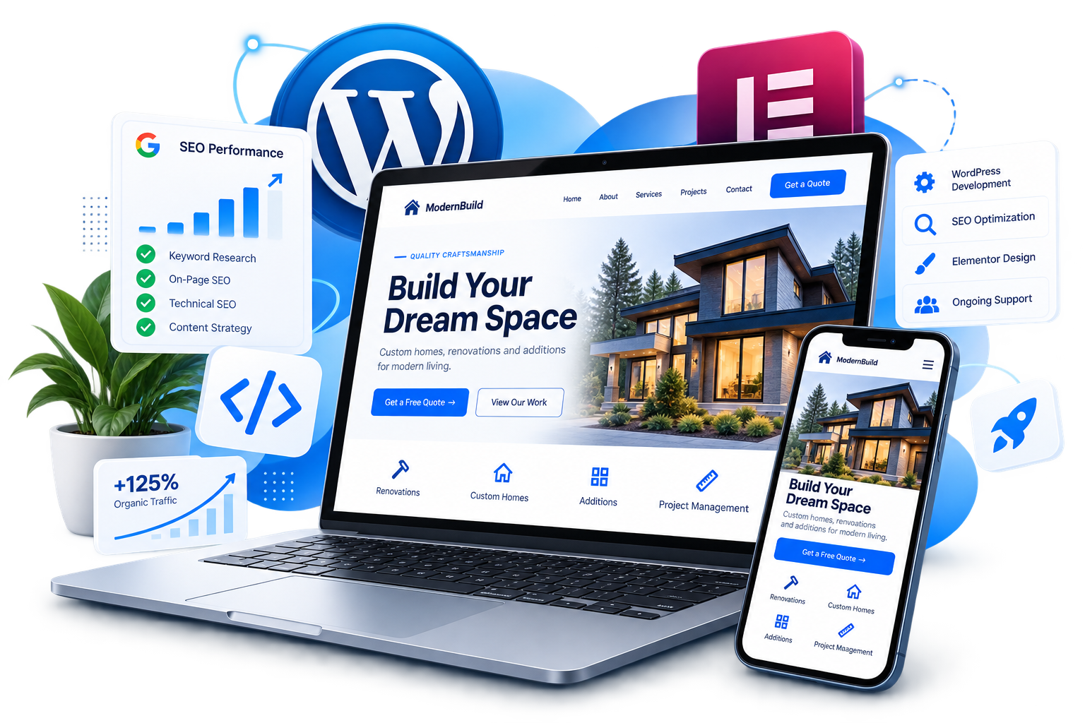 WordPress development and SEO website design